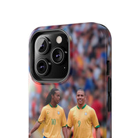 Thumbnail for Ronaldinho and Ronaldo Phenomenon Tough Phone Case - Brazil National Team