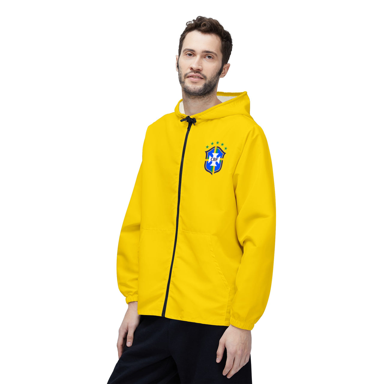 Brazil National Team Unisex Windbreaker Jacket (AOP)