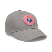 Thumbnail for Porto Dad Hat with Leather Patch (Round)