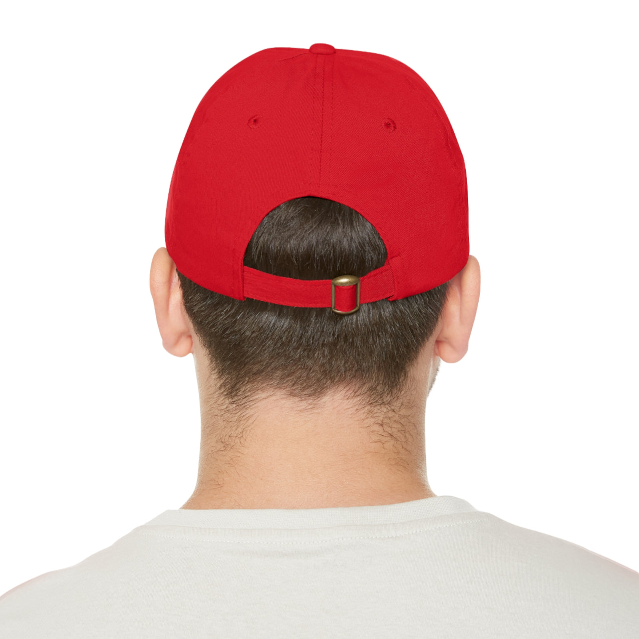 Napoli Dad Hat with Leather Patch (Round)