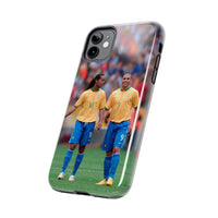 Thumbnail for Ronaldinho and Ronaldo Phenomenon Tough Phone Case - Brazil National Team