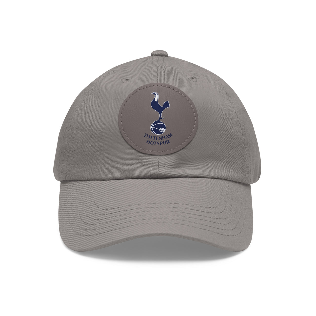 Tottenham Dad Hat with Leather Patch (Round)