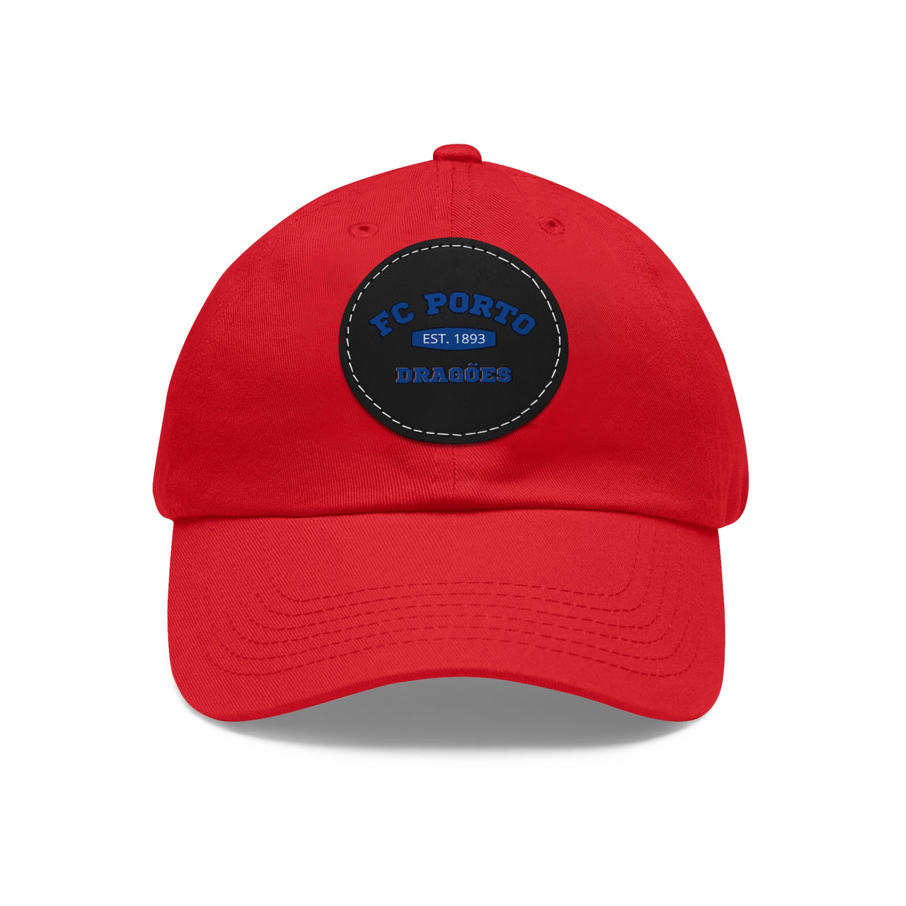 Porto Dad Hat with Leather Patch (Round)