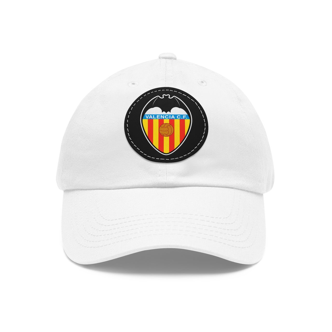 Valencia Dad Hat with Leather Patch (Round)