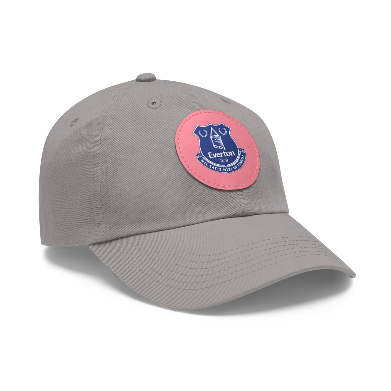 Everton Dad Hat with Leather Patch (Round)