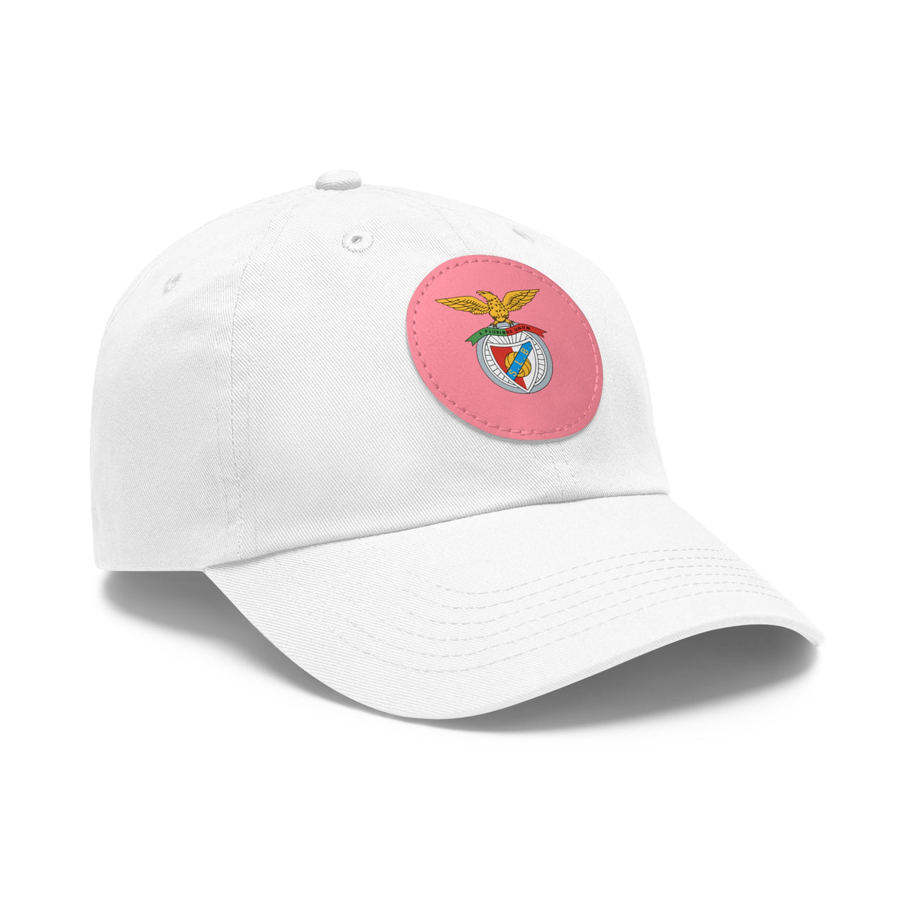 Benfica Dad Hat with Leather Patch (Round)