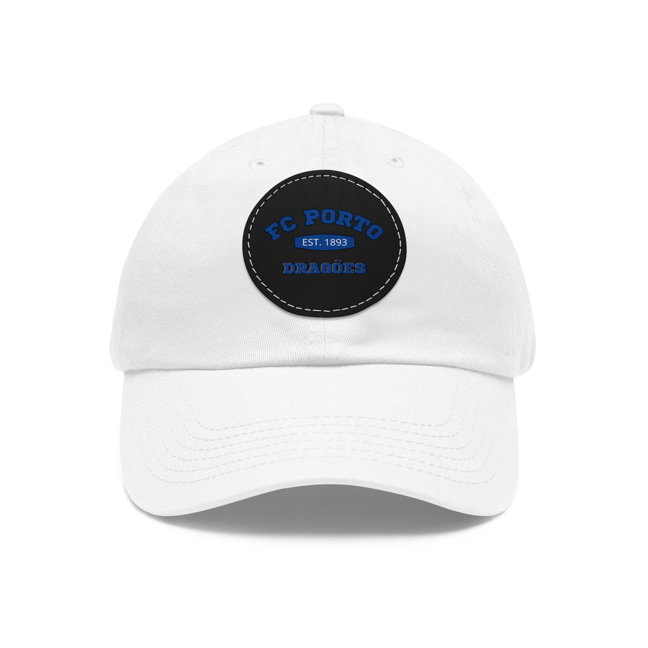 Porto Dad Hat with Leather Patch (Round)