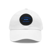 Thumbnail for Porto Dad Hat with Leather Patch (Round)