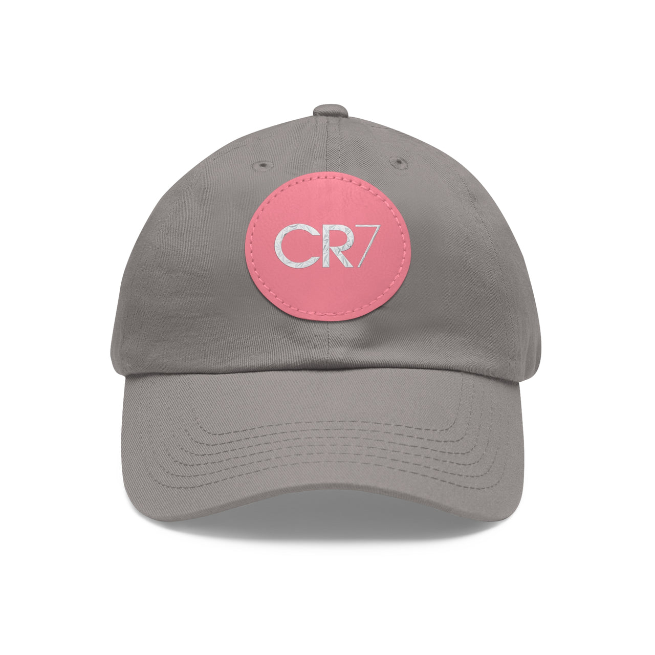 Cristiano Ronaldo CR7 Dad Hat with Leather Patch (Round)