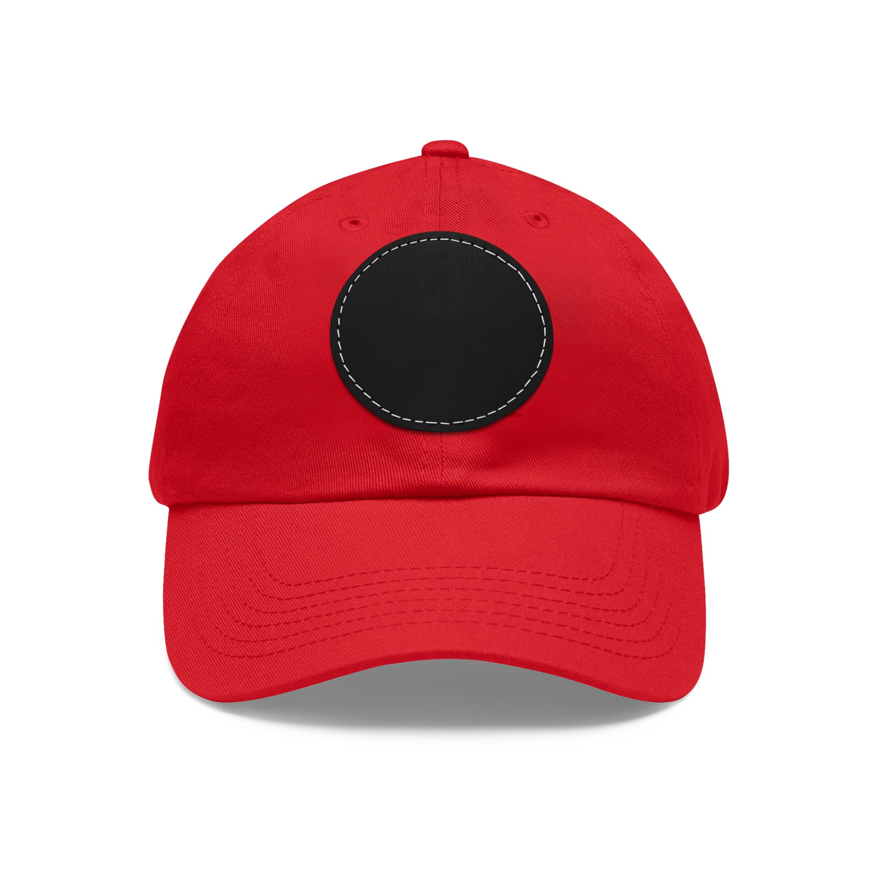 CR7 Dad Hat with Leather Patch (Round)