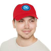 Thumbnail for Napoli Dad Hat with Leather Patch (Round)