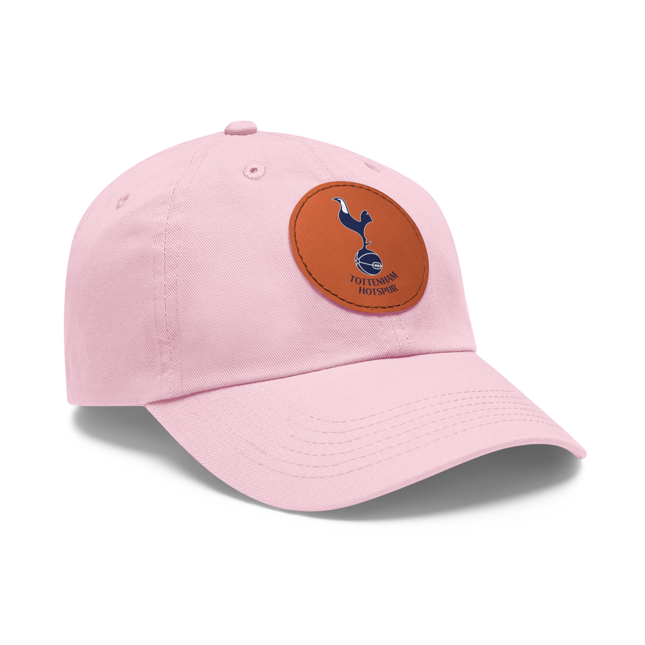 Tottenham Dad Hat with Leather Patch (Round)