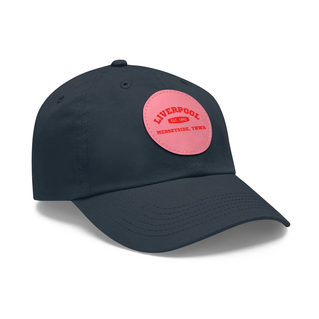 Liverpool YNWA Dad Hat with Leather Patch (Round)