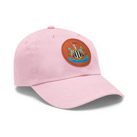 Thumbnail for Newcastle Dad Hat with Leather Patch (Round)