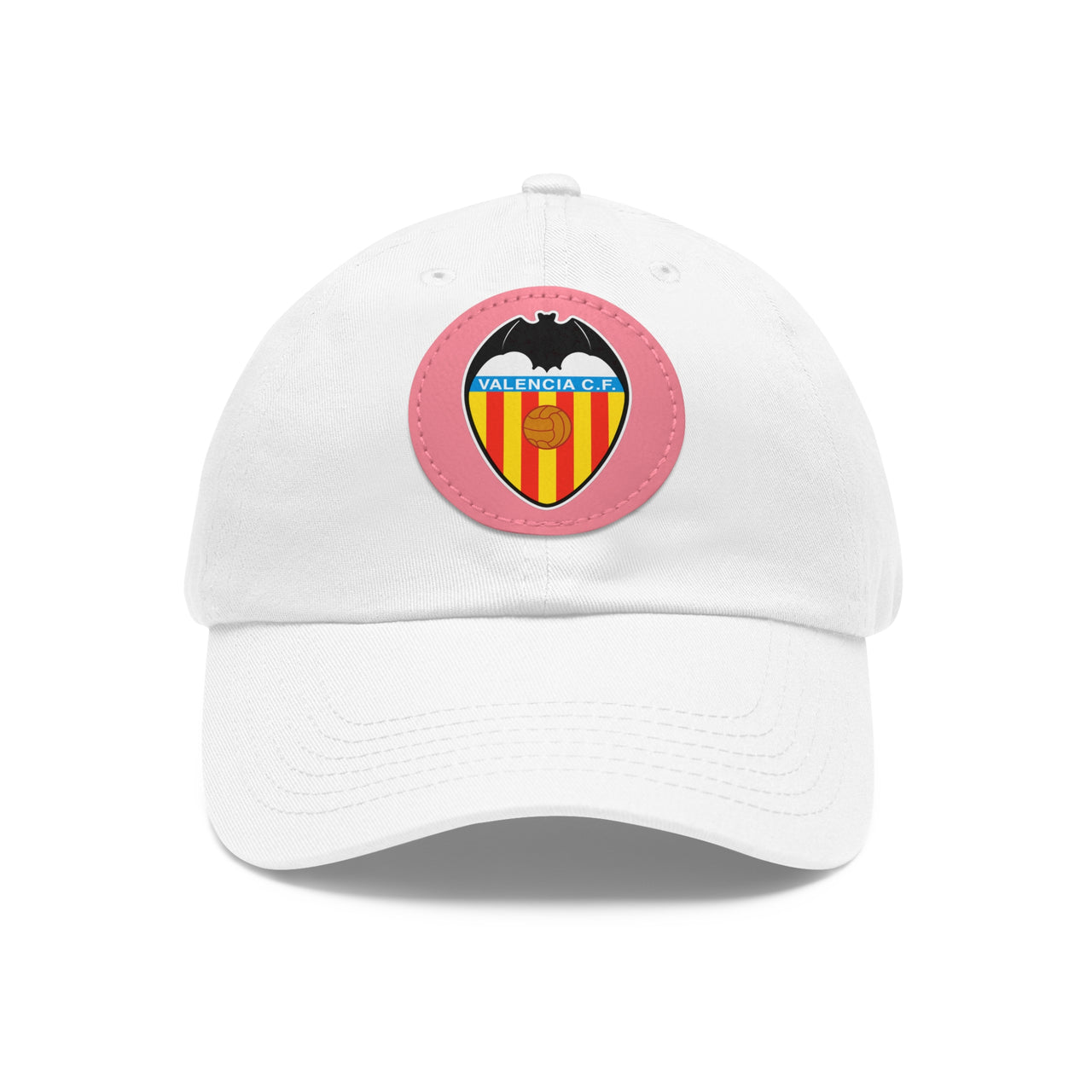 Valencia Dad Hat with Leather Patch (Round)