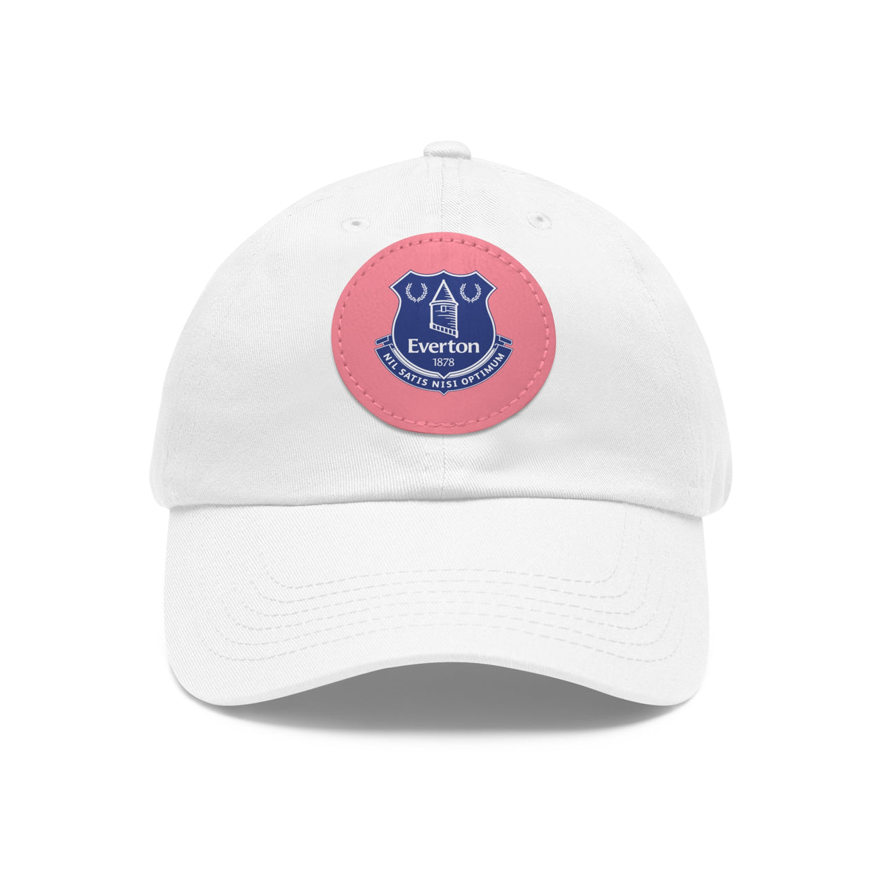 Everton Dad Hat with Leather Patch (Round)