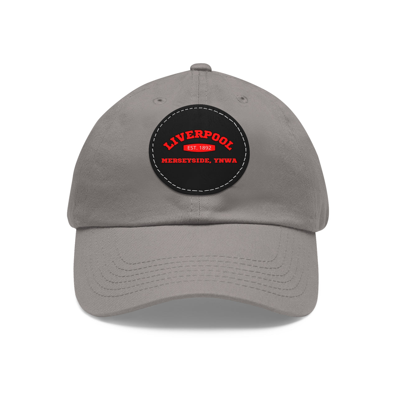 Liverpool YNWA Dad Hat with Leather Patch (Round)