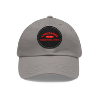 Thumbnail for Liverpool YNWA Dad Hat with Leather Patch (Round)