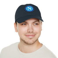 Thumbnail for Napoli Dad Hat with Leather Patch (Round)