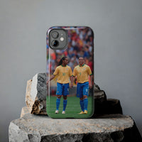 Thumbnail for Ronaldinho and Ronaldo Phenomenon Tough Phone Case - Brazil National Team