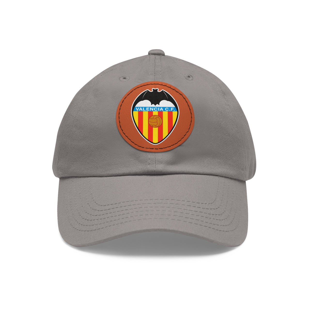 Valencia Dad Hat with Leather Patch (Round)