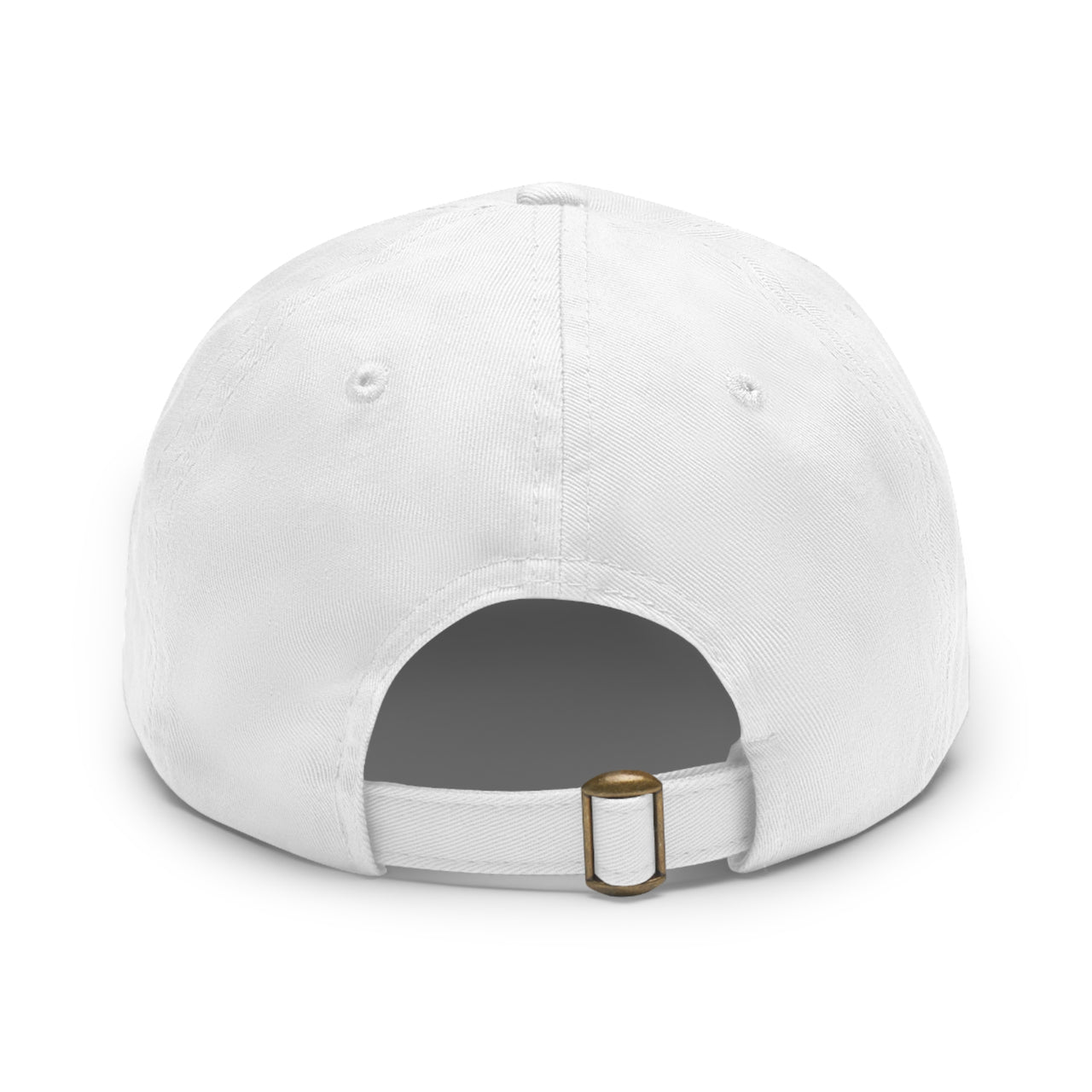 Valencia Dad Hat with Leather Patch (Round)