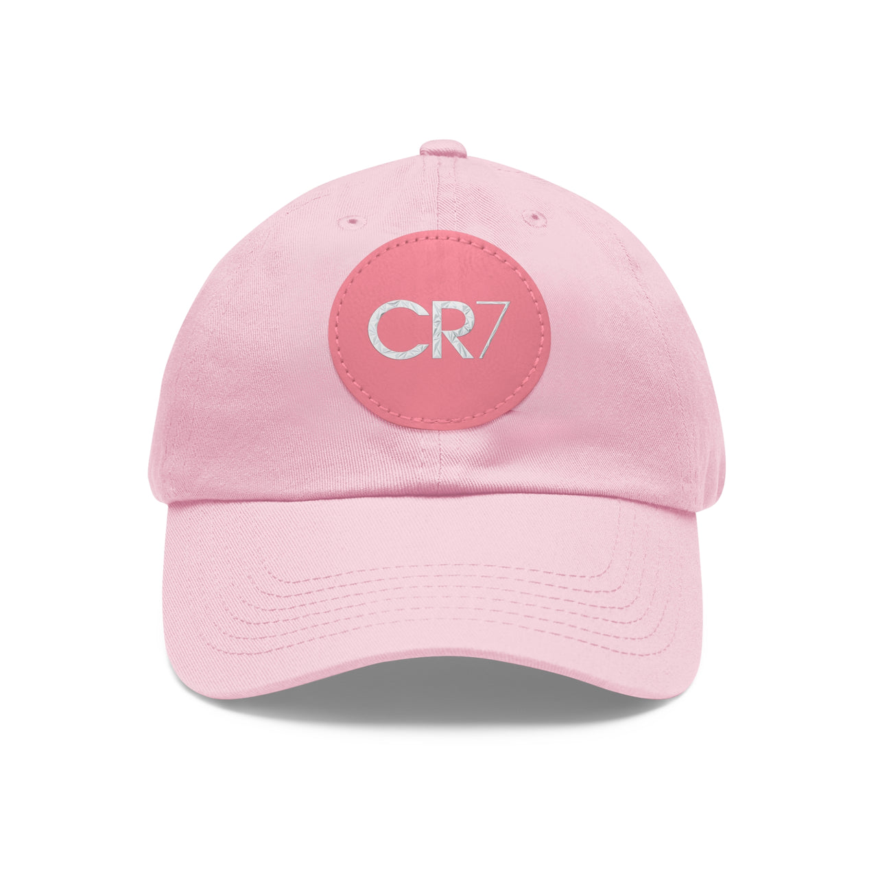 Cristiano Ronaldo CR7 Dad Hat with Leather Patch (Round)