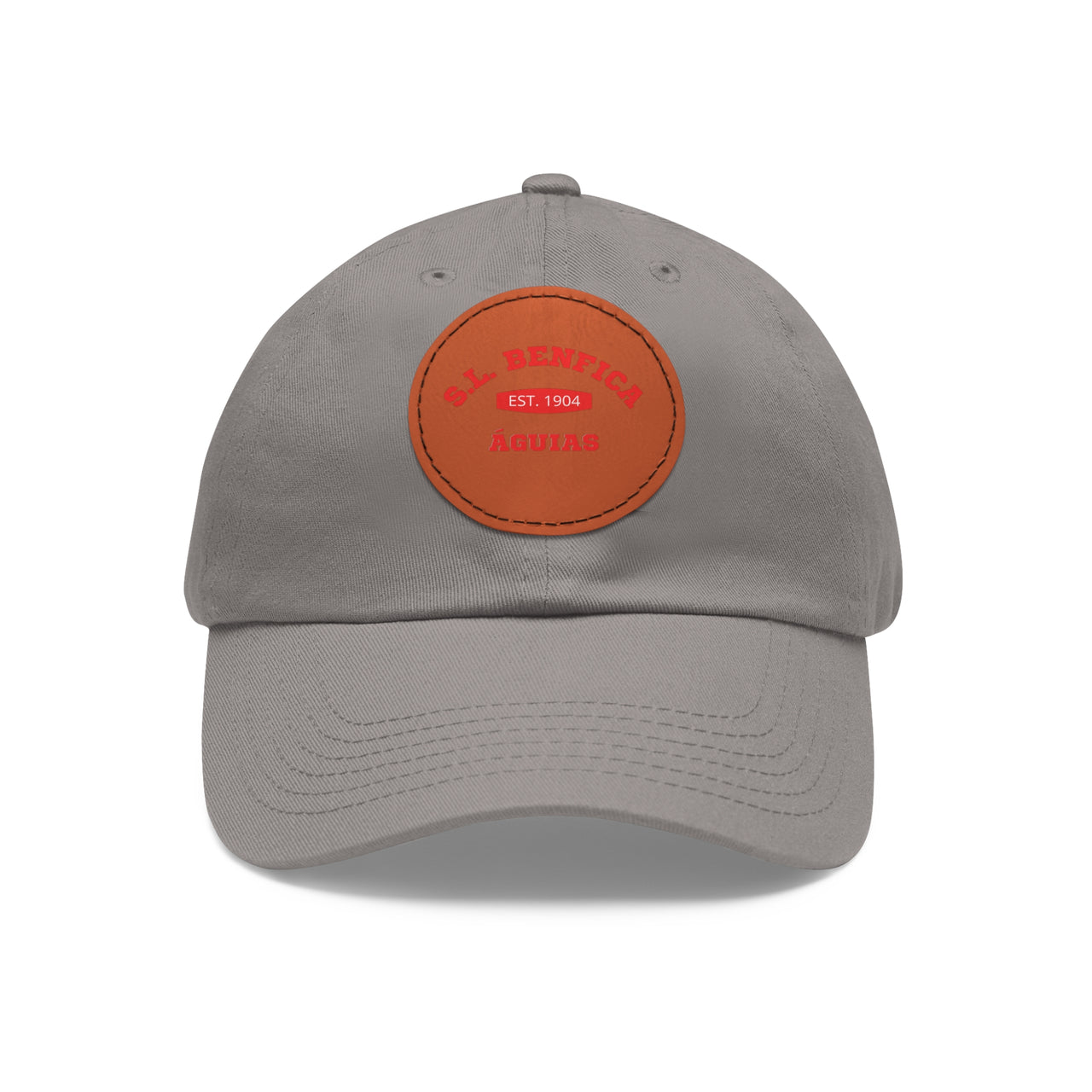 Benfica Dad Hat with Leather Patch (Round)