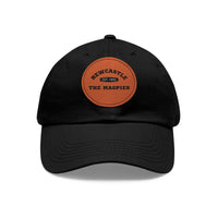 Thumbnail for Newcastle Slogan Dad Hat with Leather Patch (Round)