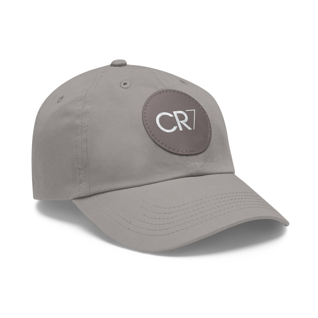 Cristiano Ronaldo CR7 Dad Hat with Leather Patch (Round)