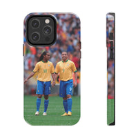 Thumbnail for Ronaldinho and Ronaldo Phenomenon Tough Phone Case - Brazil National Team