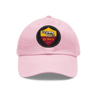 Thumbnail for Roma Dad Hat with Leather Patch (Round)