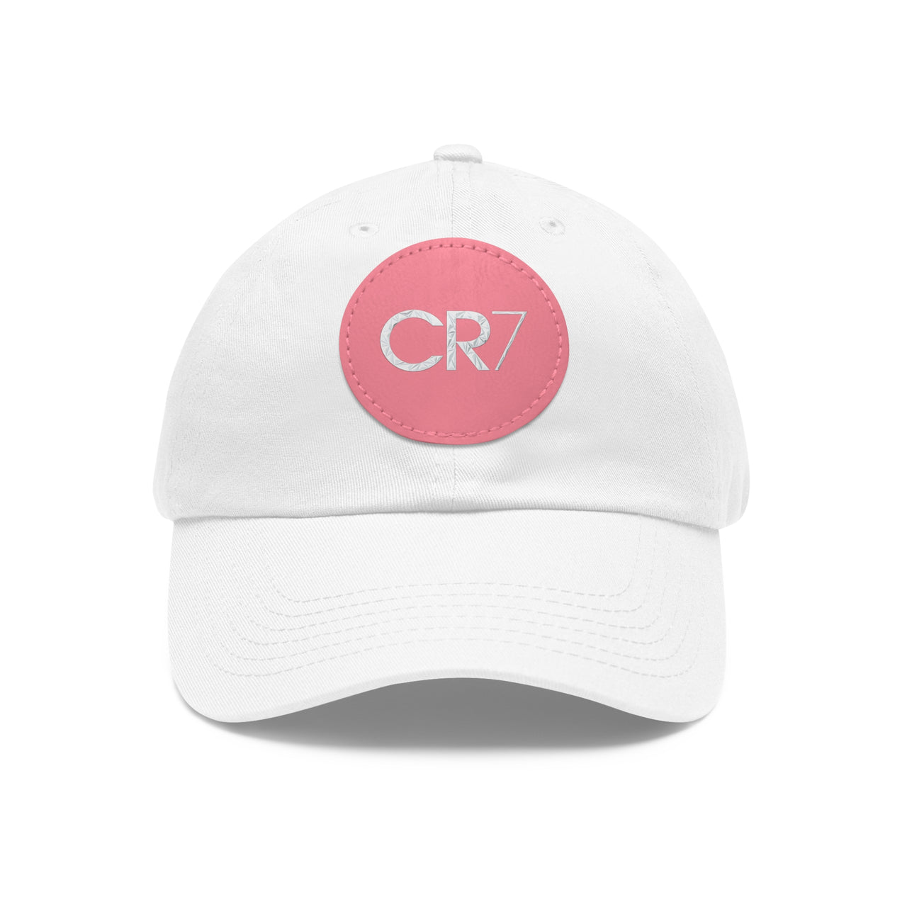 Cristiano Ronaldo CR7 Dad Hat with Leather Patch (Round)