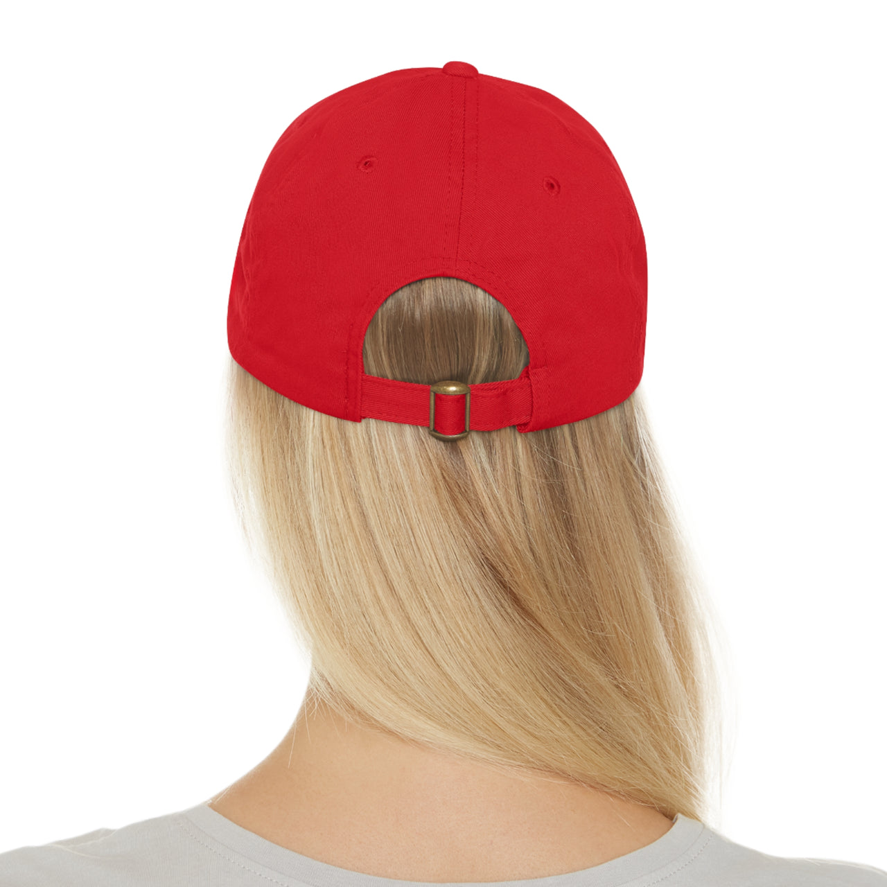 Manchester United Dad Hat with Leather Patch (Round)