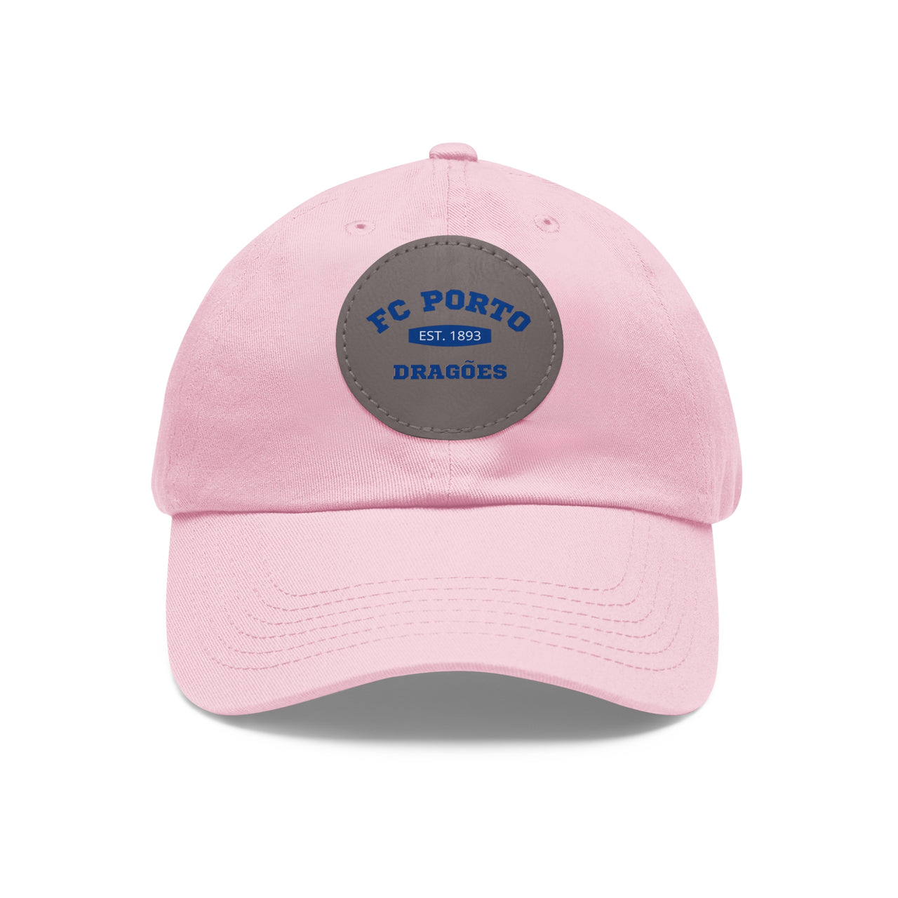 Porto Dad Hat with Leather Patch (Round)