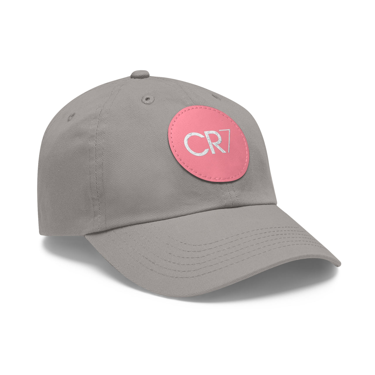 Cristiano Ronaldo CR7 Dad Hat with Leather Patch (Round)