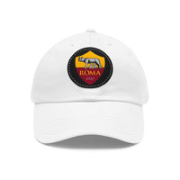 Thumbnail for Roma Dad Hat with Leather Patch (Round)