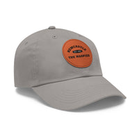 Thumbnail for Newcastle Slogan Dad Hat with Leather Patch (Round)