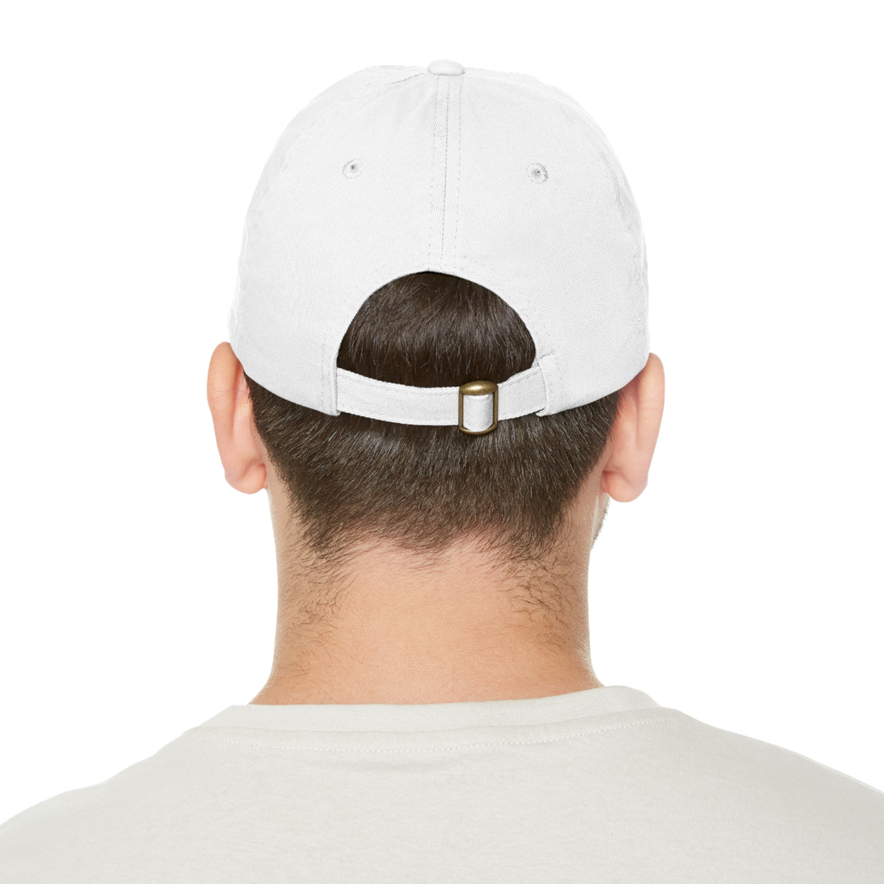 Valencia Dad Hat with Leather Patch (Round)