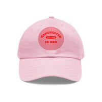 Thumbnail for Manchester United Dad Hat with Leather Patch (Round)