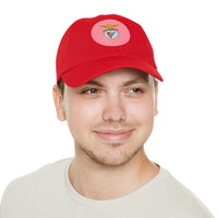 Thumbnail for Benfica Dad Hat with Leather Patch (Round)