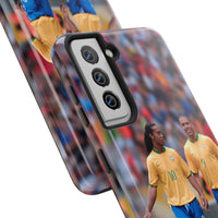 Thumbnail for Ronaldinho and Ronaldo Phenomenon Tough Phone Case - Brazil National Team