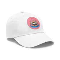 Thumbnail for Newcastle Dad Hat with Leather Patch (Round)