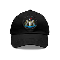 Thumbnail for Newcastle Dad Hat with Leather Patch (Round)