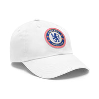 Thumbnail for Chelsea Dad Hat with Leather Patch (Round)