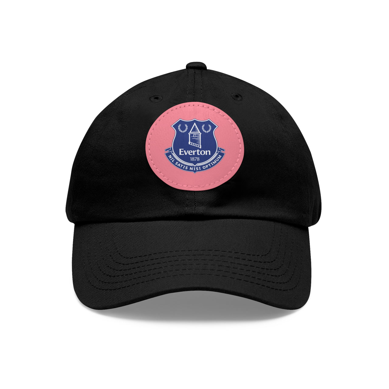 Everton Dad Hat with Leather Patch (Round)