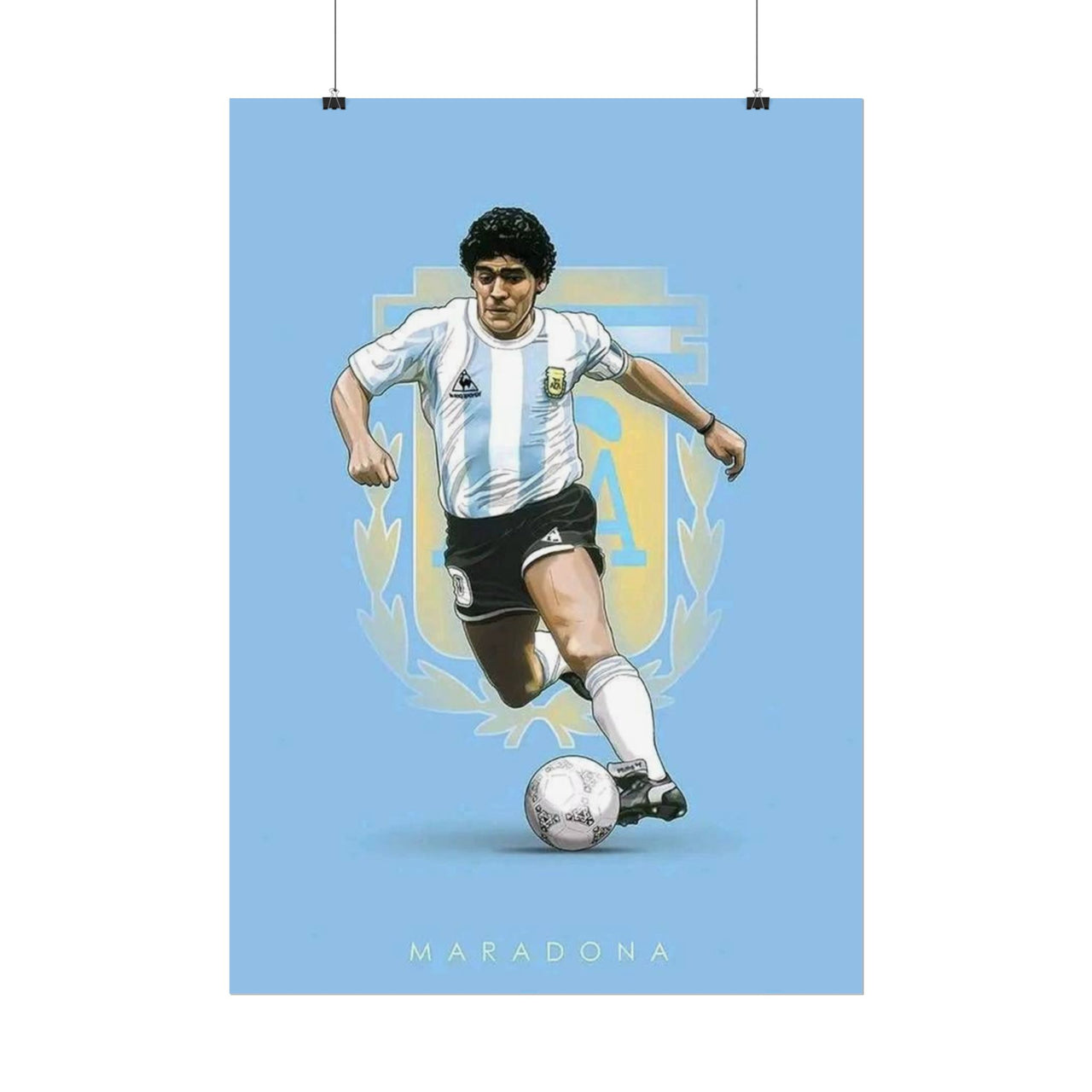 Diego Maradona Argentina Rolled Posters