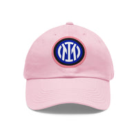 Thumbnail for Inter Milan Dad Hat with Leather Patch (Round)