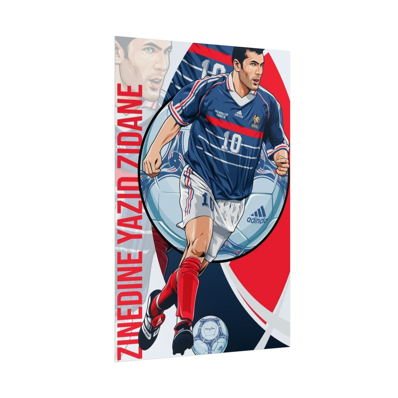 Zinedine Zidane France Rolled Posters