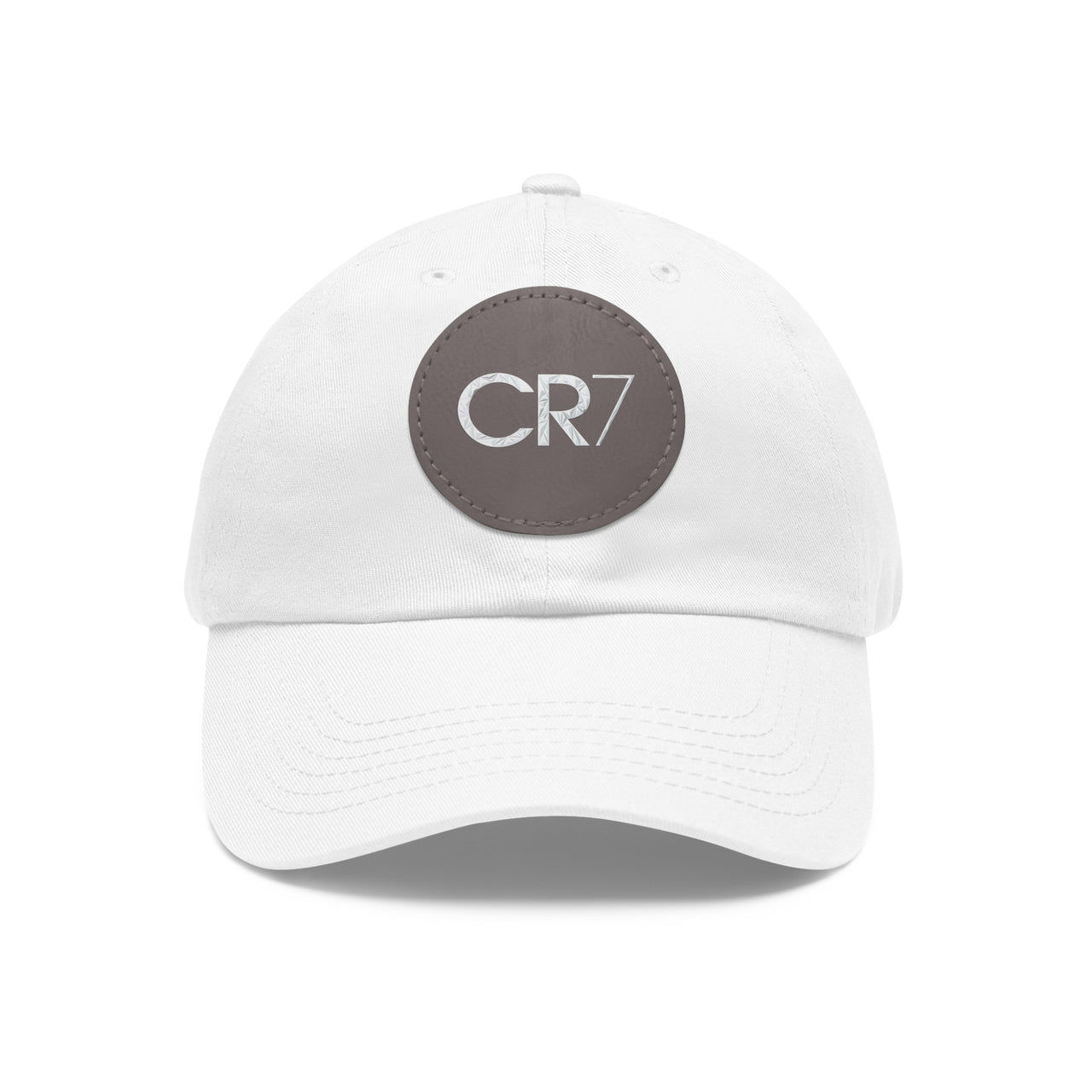 Cristiano Ronaldo CR7 Dad Hat with Leather Patch (Round)